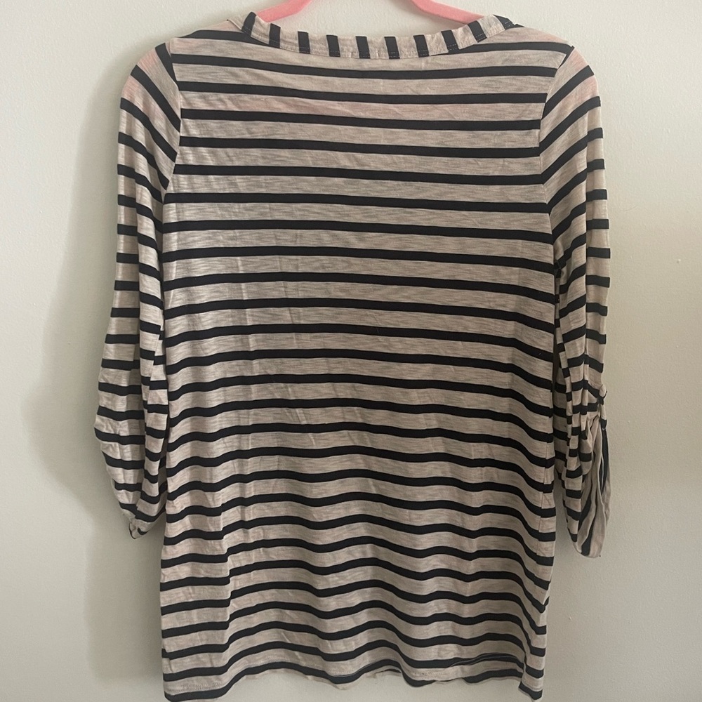 Size L Splendid striped 3/4 t-shirt - Picture 2 of 6